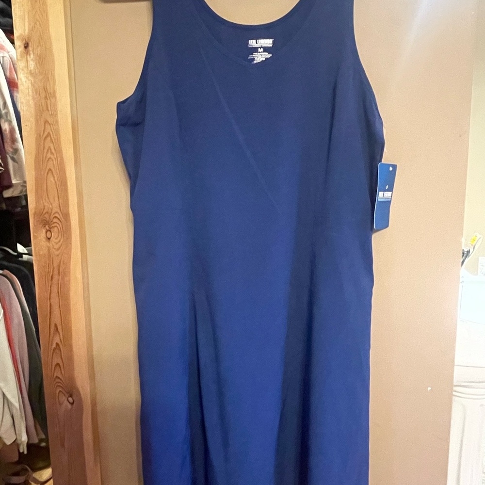 Reel Legends Blue Sleeveless Scoop Neck Sundress